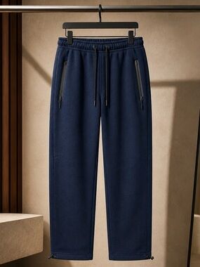 Nike Men's Dark Blue Sweatpants with Zip Pockets size XXL